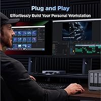 Vista 5 de UGREEN Interruptor de 2.5 Gb, conmutador Ethernet de 6 puertos, 5 x 2.5 Gb + 1 SFP de 10 Gb, agregación estándar/enlace a 5 Gbps/VLAN 3 modos