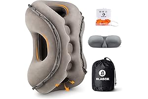 Inflatable Travel Pillow for Enhanced Comfort on-the-Go