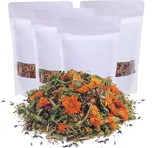 Chicken Nesting Herbs - 14 Oz Natural Nesting Box Herbs in 6 Dried Flower & Herbs for Fresh The Coop Make The Box Smelling Nice and Create Comfortable Environment for Chickens (14oz)