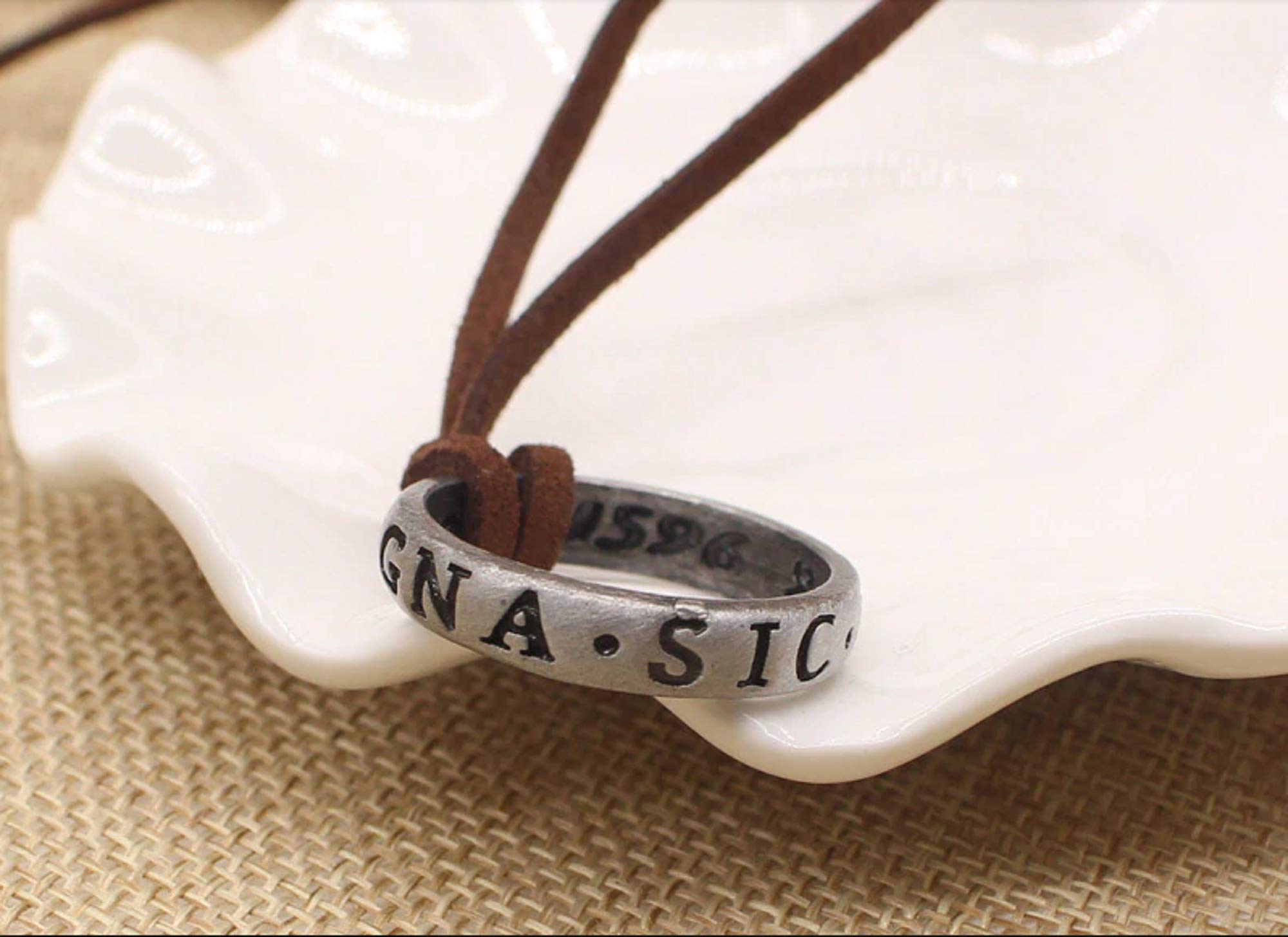 Collana Metallo Nichel Free Uncharted Anello Nathan Drake SIC Parvis Magna Videogiochi Serie TV Cosplay