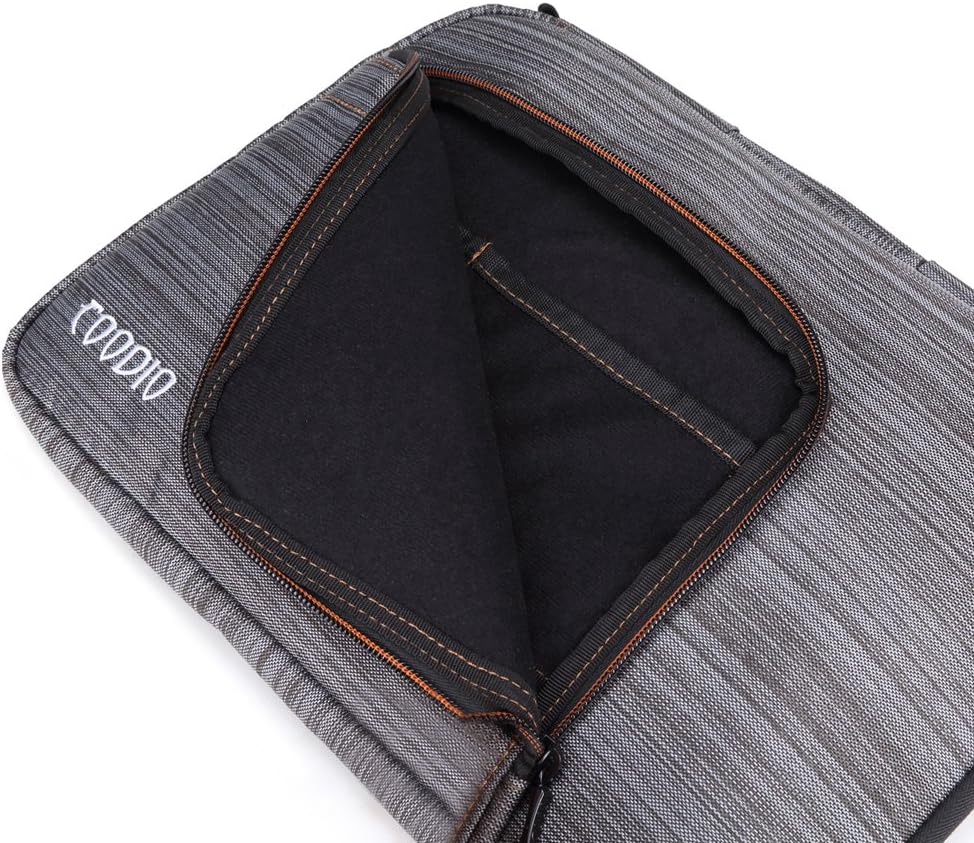 Coodio® Shockproof 35.8 cm (14 inch) Ultrabook Laptop Notebook Fabric Shoulder Sleeve Bag for Chromebook 14 - Grey