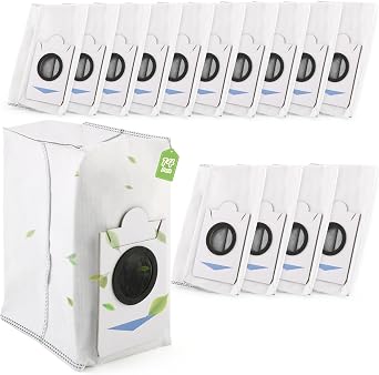 14Pcs for Ecovacs DEEBOT T30S Combo Dust Bags Replacement for Ecovacs DEEBOT T30S COMBO Complete/ X2 Combo Robot Vacuum Cleaner Bags 3L Capacity