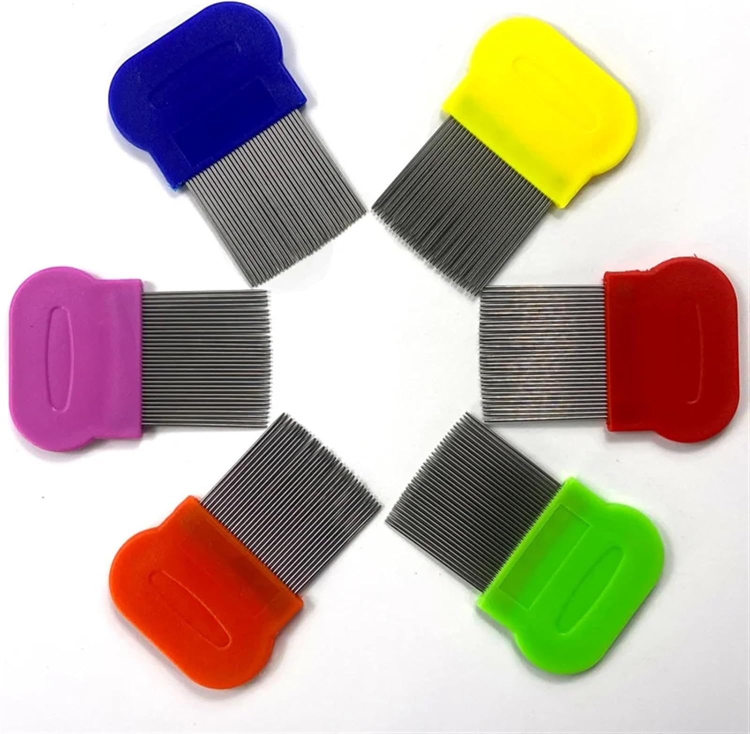 1pcs Stainless Steel Remove Lice Comb Flea for Cats and Dogs Supplies Pet Grate Combs Long Needle Shellfish Long Needle