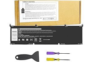 86Wh Replacement Battery Compatible with Dell XPS 15 Lcd Back Cover 69KF2 0GFJ6