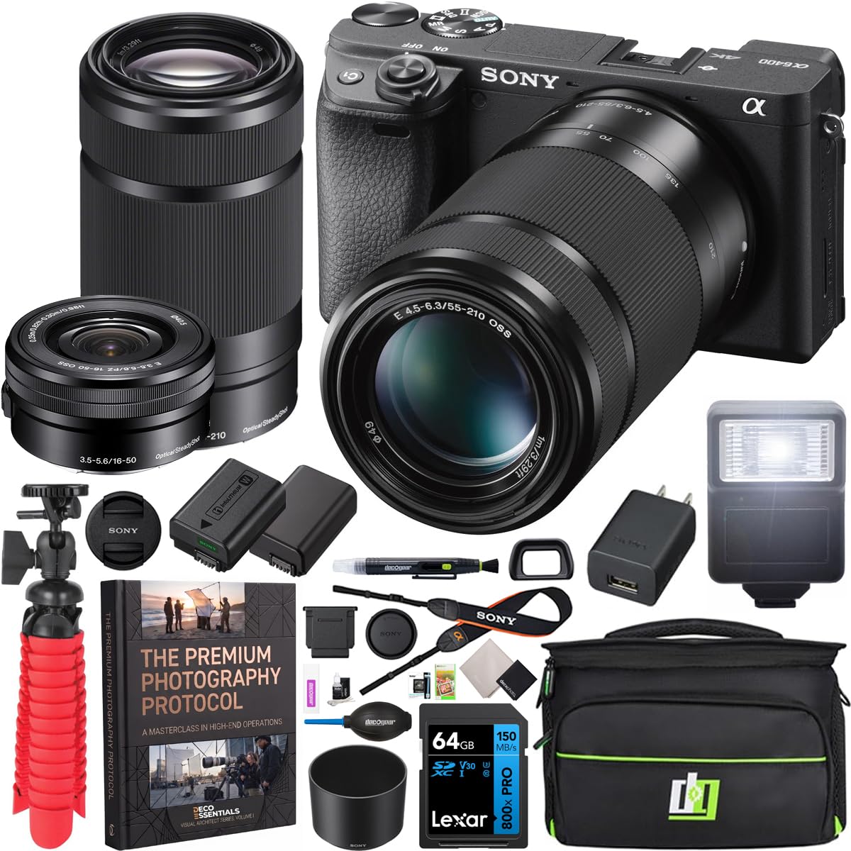 SONY a6400 シャッター2828回 Amazon.com : Sony a6400 Mirrorless Camera with 18-135mm Lens with