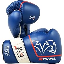 RIVAL Boxing RS2V 2.0 Super Sparring Gloves - Uses a Single Strap, Hook and Loop System Instead of Laces, Soft Inner Lining