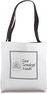 Persian Farsi Zan Zendegi Azadi Woman Life Freedom Tote Bag