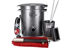 TOAUTO 6KG Upgraded Propane Glass Blowing Furnace