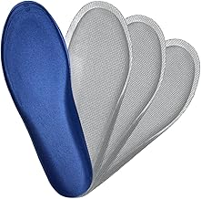 2 Pairs of Memory Foam Shoe Insoles for Women and Men, Shock Absorption and Cushioning, Comfort and Softness, Internal Soles for Sneakers, Sneakers and More (38, Unico)