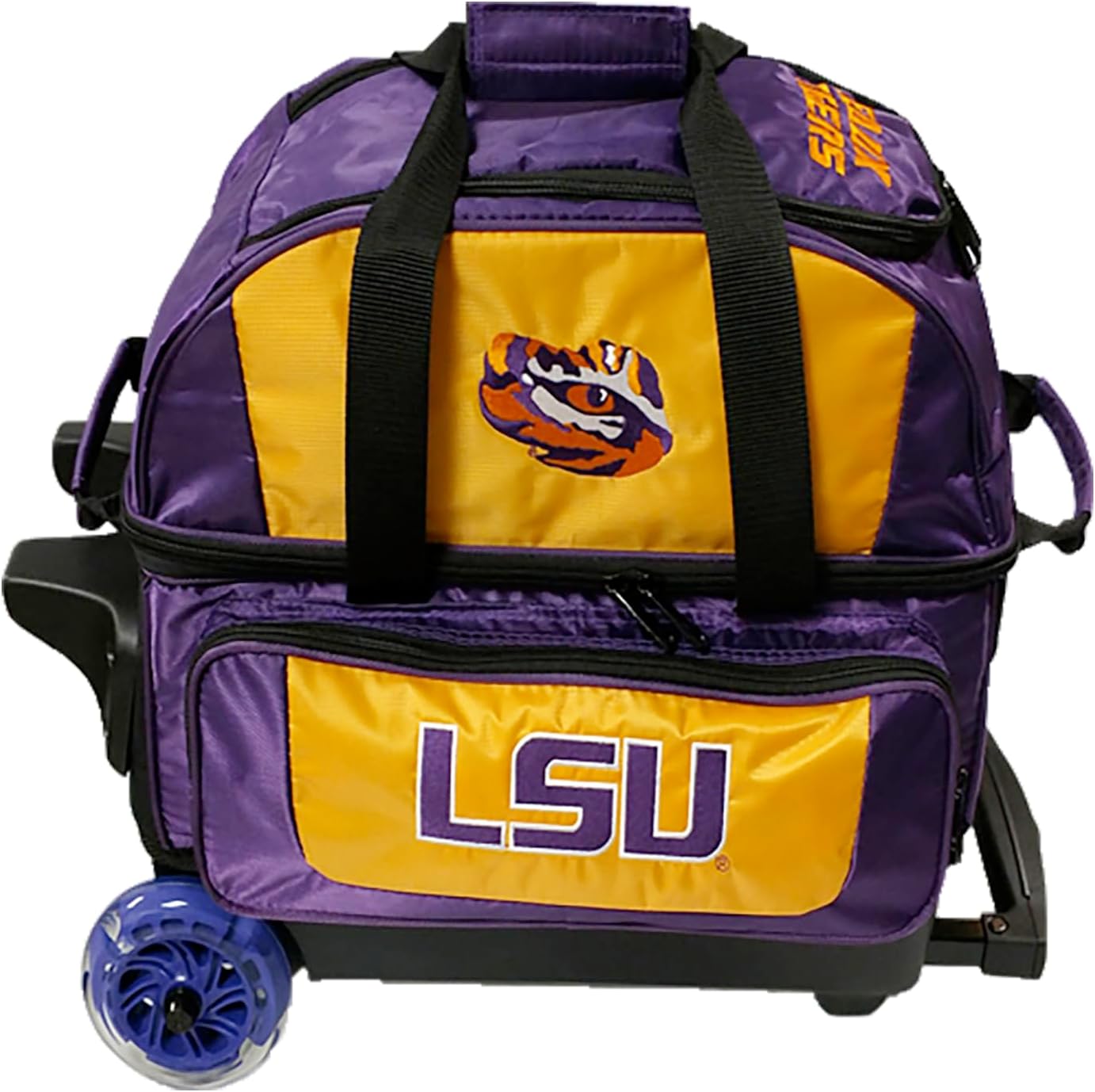 Louisiana State University Two Ball Roller Bowling Bag by Strikeforce Bowling