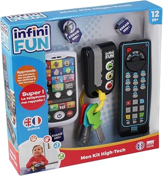 Infini Fun Mon Kit High Tech - Trio Téléphone, Télécommande et Clés