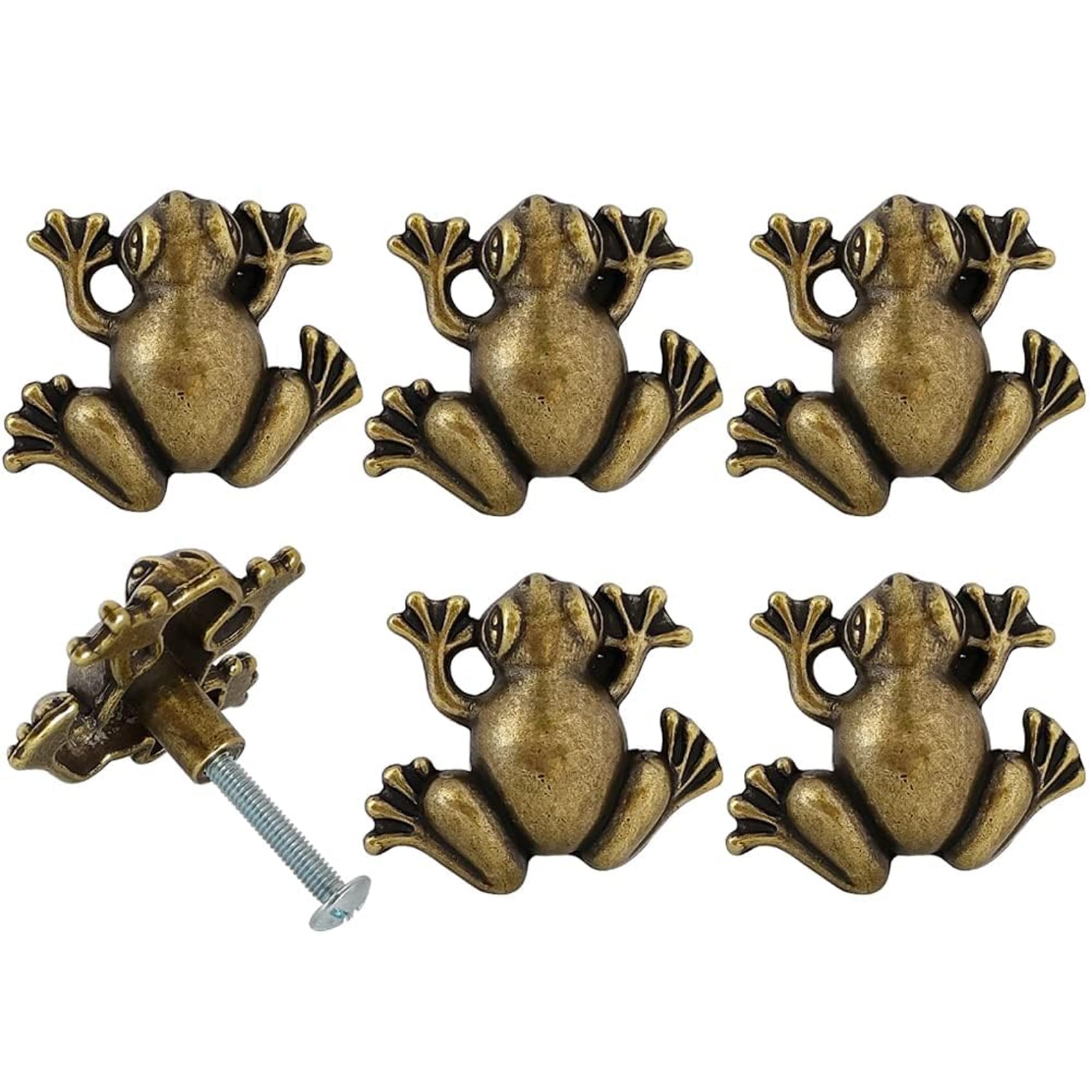 Poignées de tiroir grenouille pour décorer une chambre d'enfant ou une cuisine