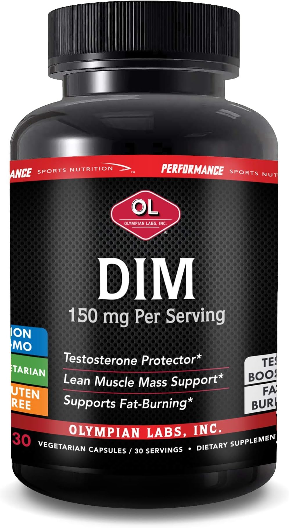 DIM 150mg - DIM Diindolylmethane Supplement Capsules Supporting Hormone Balance, Clear Skin, PCOS, & Aid in Fitness Regimes - 30 Capsules (30 Day Supply)