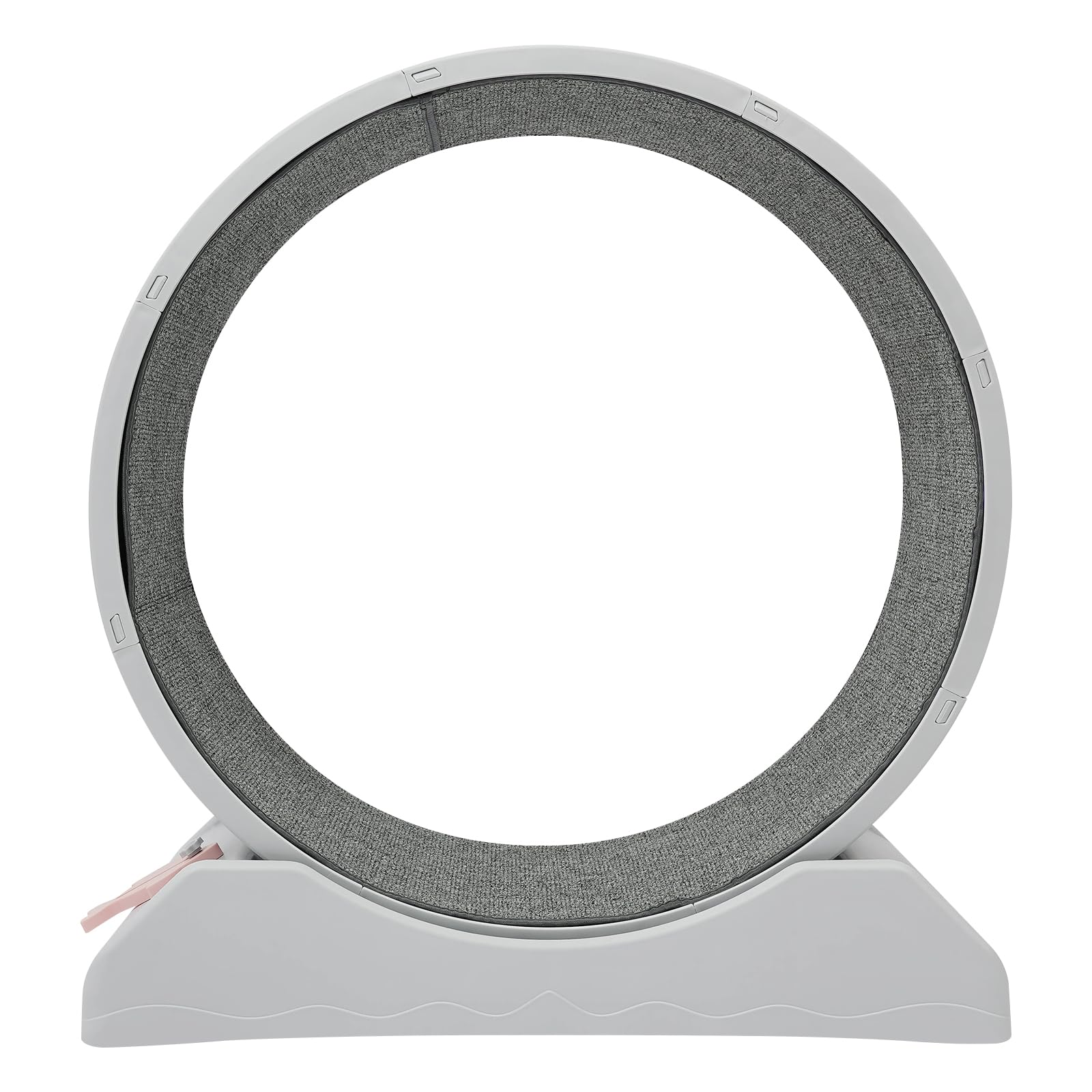 Rueda para gatos con dispositivo de bloqueo, juguete para gatos para hogares, tiendas de mascotas, diámetro de rueda grande, 80 cm, gris