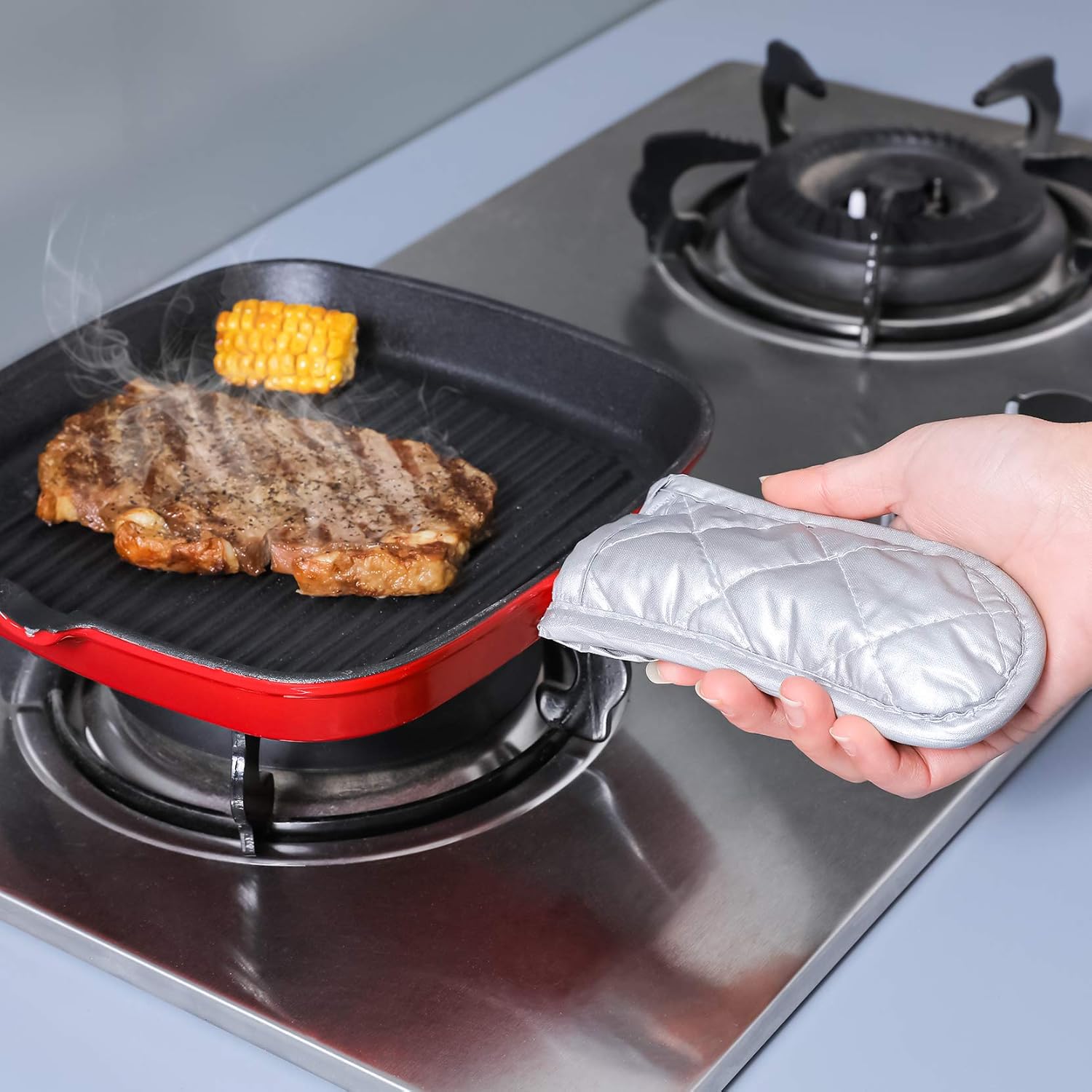 Cast Iron Skillet Handle Covers, Pot Handle Covers Heat Resistant, Pot
