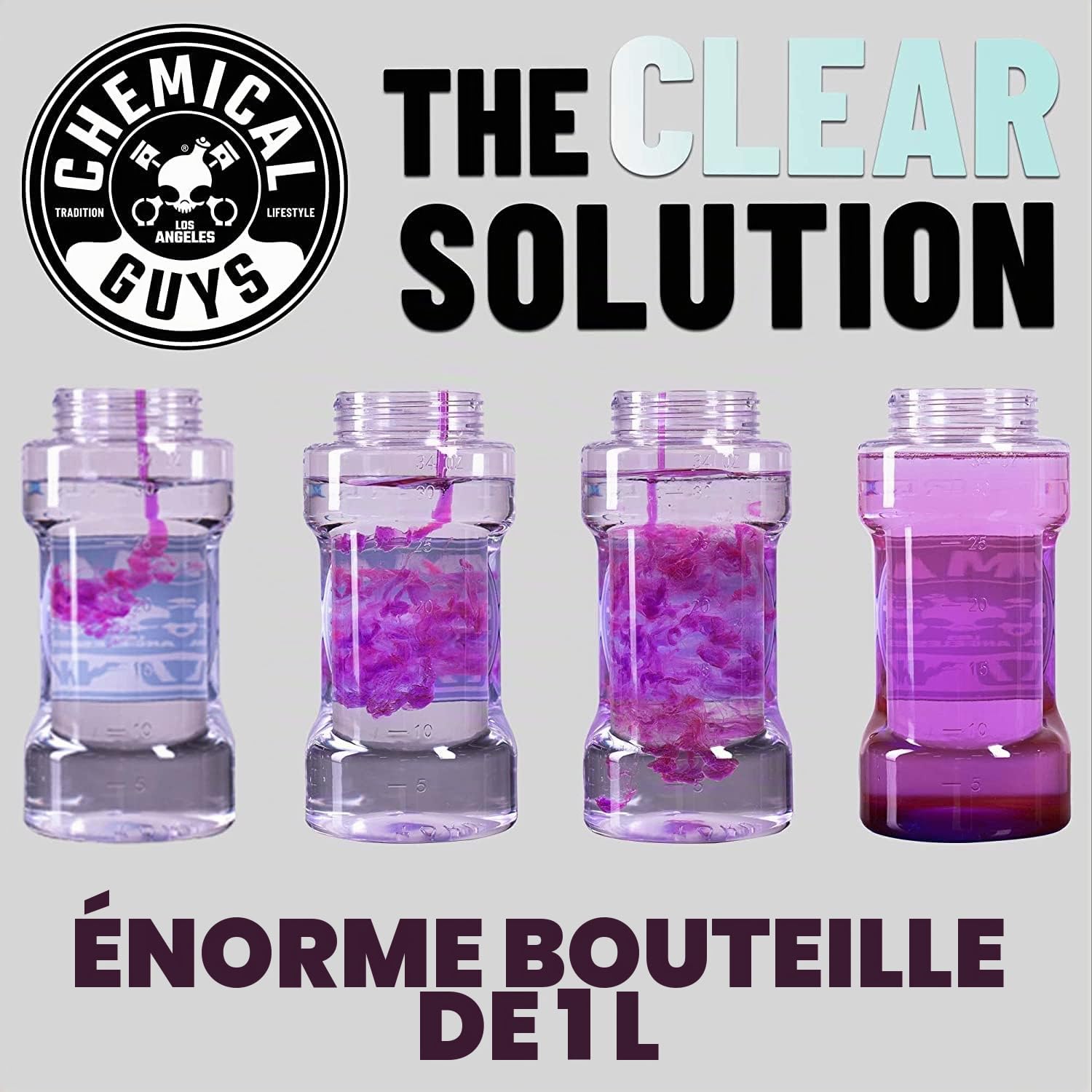 Chemical Guys EQP324 Big Mouth Max Release Canon à Mousse (Lavage de Voiture, Lavage à Domicile et Bateau Qui se connecte à Votre Nettoyeur Haute Pression) Bouteille de 963,9 g