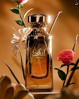Eshal Vanilla Perfume with Luxury Glass Bottle and Gold Cap Price In India