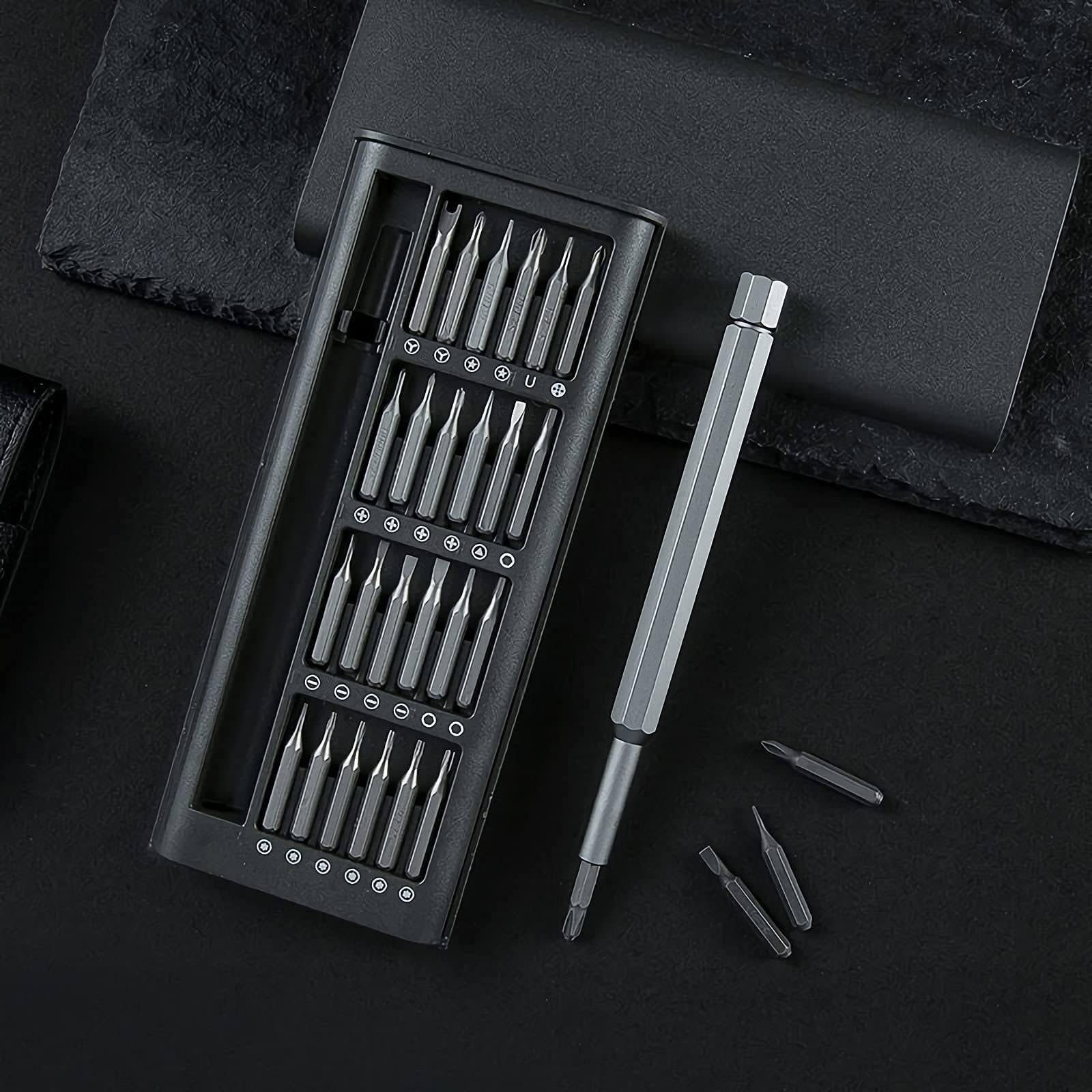 24 in 1 Precision Screwdriver Set, Multifunction Magnetic Driver Bit Set, Pocket Screwdriver Tool Set, Mini Screwdriver Kit, Repair Tool Kit for Electronics, Tablet, Cellphone (B0C81XDS7K) Amazon Price History, Amazon Price Tracker