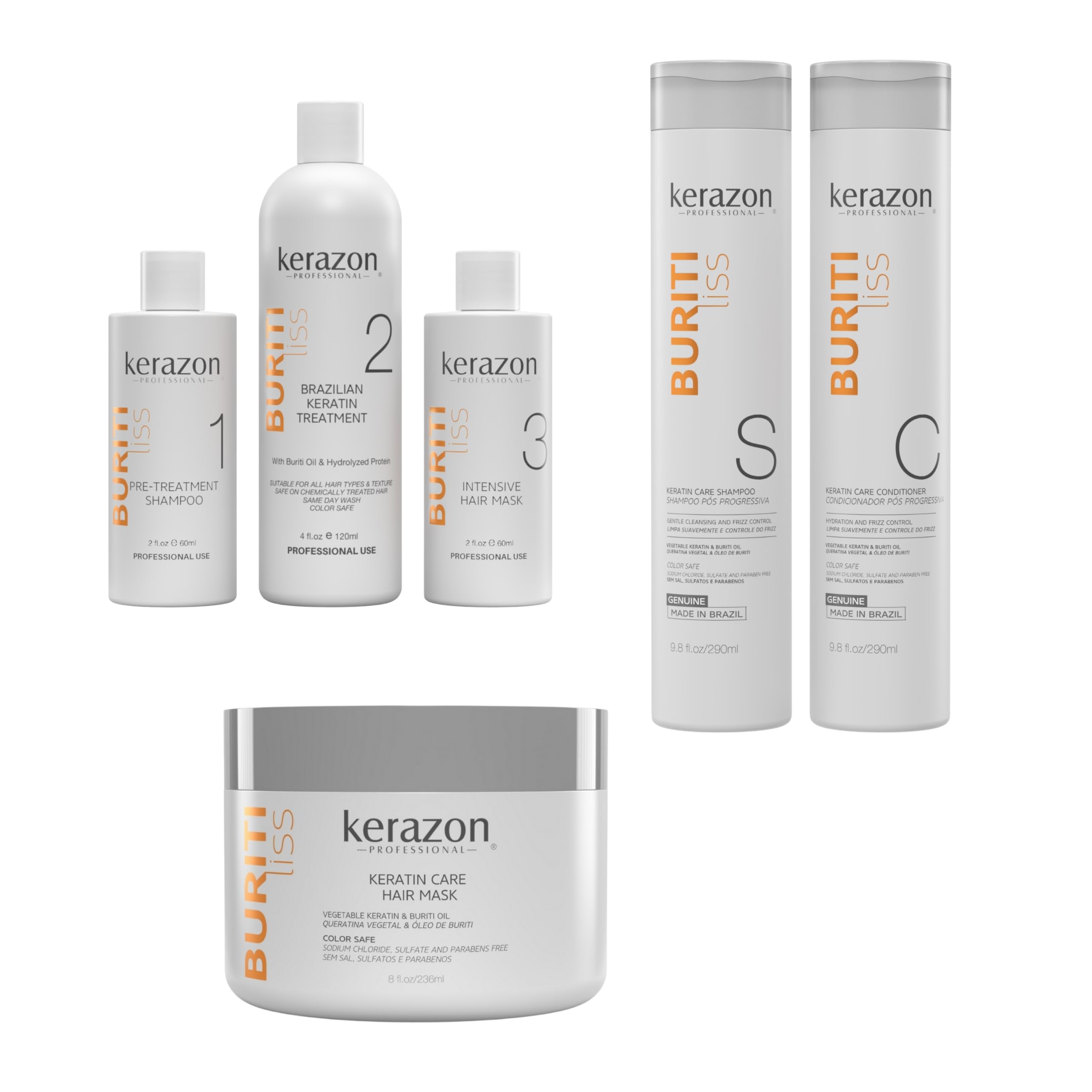 Amazon.com: Brazilian Keratin Treatment Triple Bundle Hair