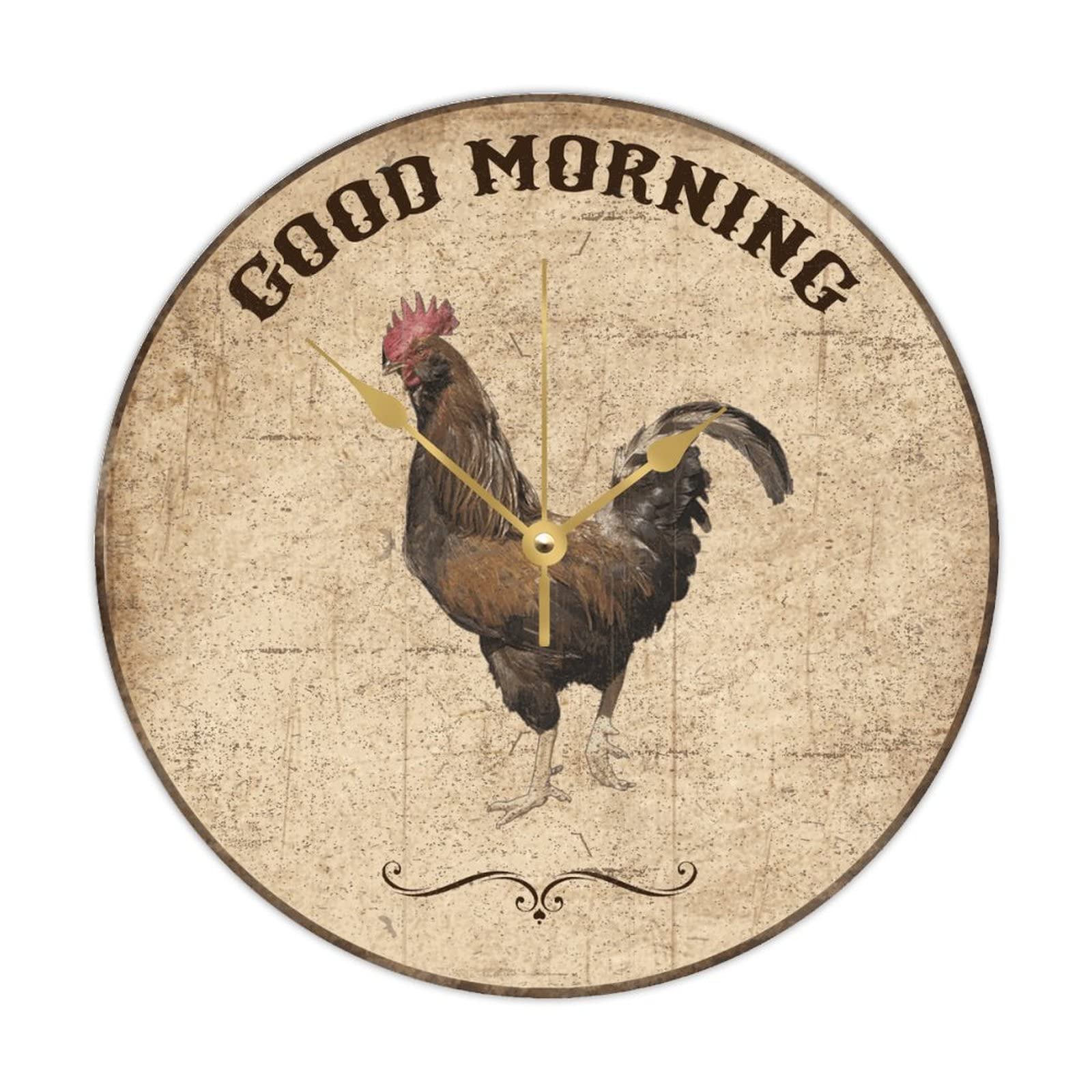 Horloge murale en bois silencieuse pour cuisine pour ne plus rater vos matins
