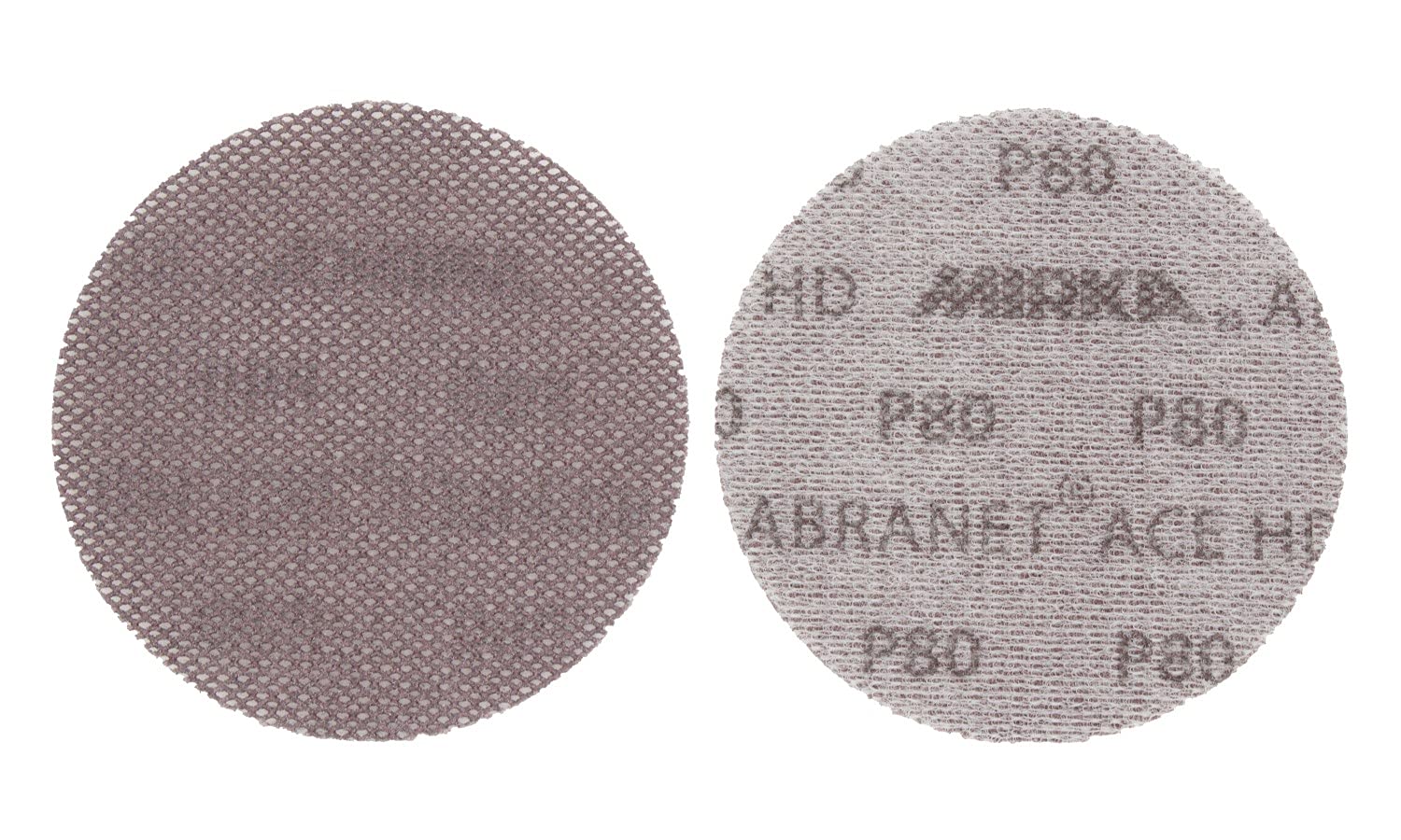 Mirka Abranet Ace HD Discos malla 125 mm cierre adhesivo grano P80 25 pzas