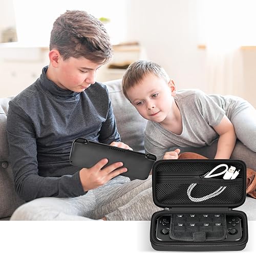 Miniatura 7 de ANKHOH Carrying Case for Retroid Pocket 3 Plus Retro Game Handheld Console, Multiple Emulators Console Handheld Travel Storage Holder Organizer for