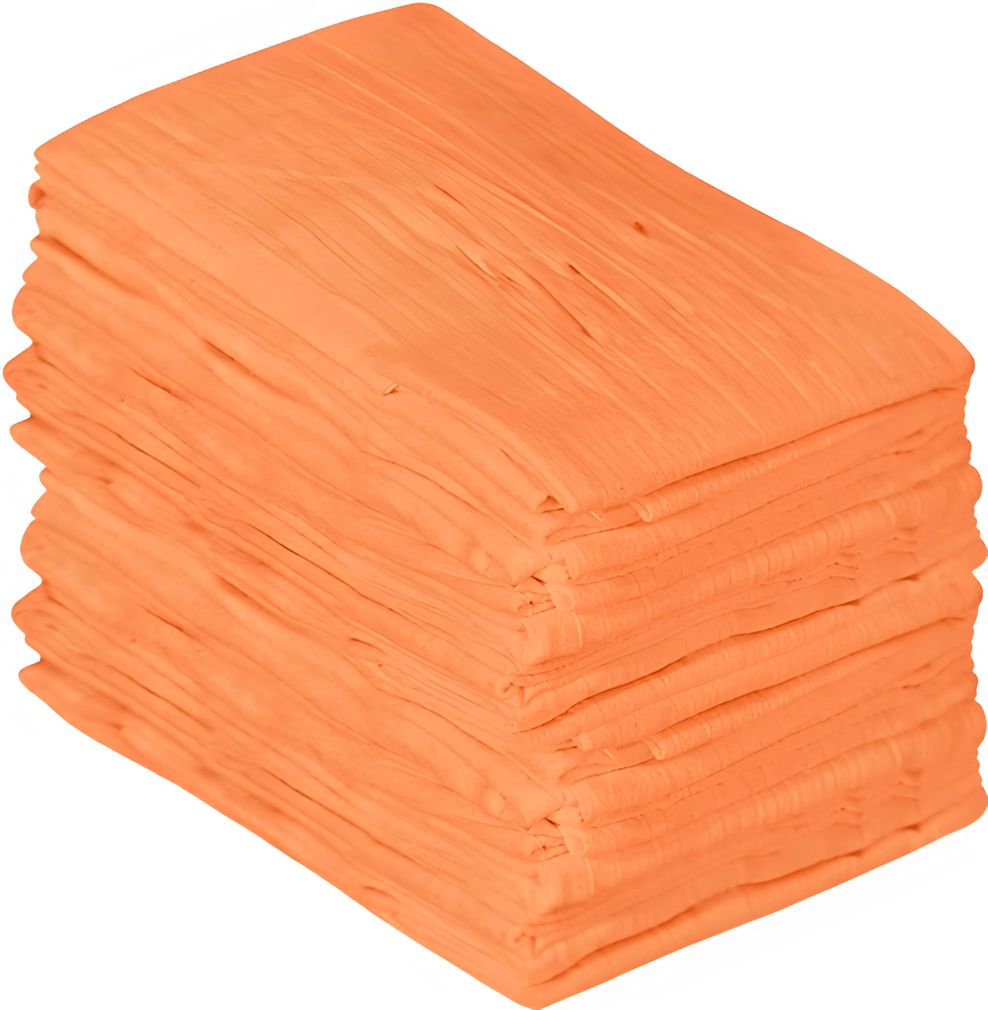 MF Flour Sack Kitchen Towels (Orange, 12 Pack), 100% Cotton 28 x 28 Inches Cloth Napkins, Multi Purpose Dish Cloth
