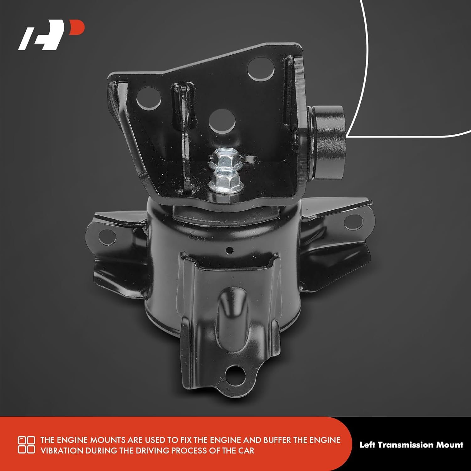 A-Premium Left Transmission Mount Compatible with Kia Sportage 2011 2.4L, Sportage 2012-2013 2.0L 2.4L & Hyundai Tucson 2010 2.4L, Tucson 2011-2013 2.0L 2.4L, Automatic Transmission, Driver Side