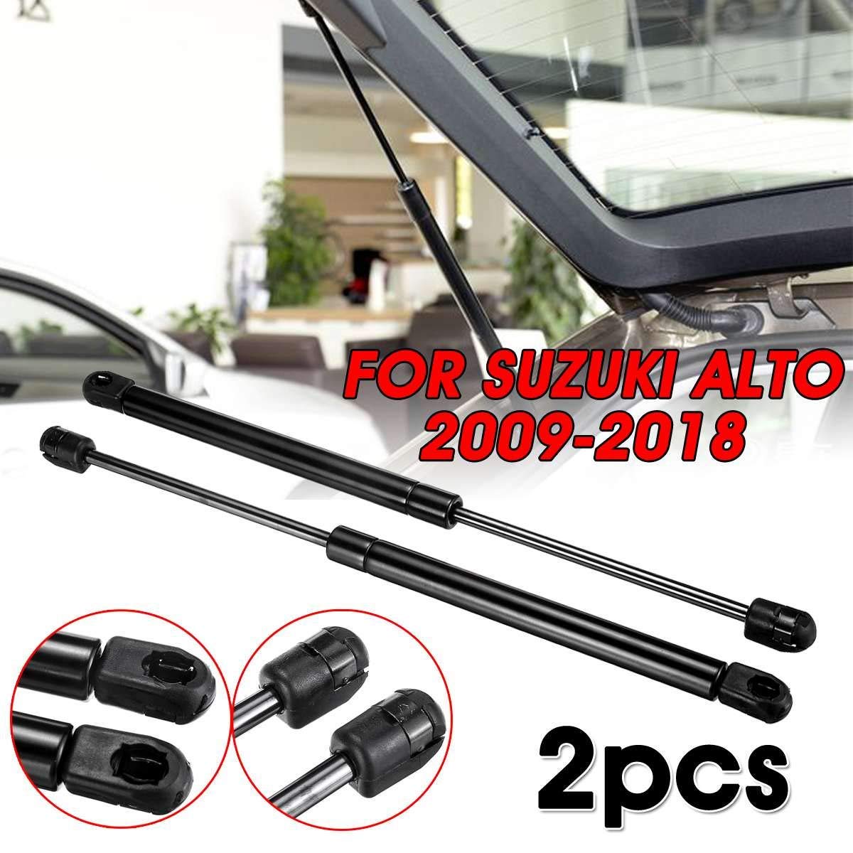 Varilla de Soporte de capó, para SuzuAlto 2009-2018, 1Pa, puntales de Puerta Trasera de Coche, Soporte de elevación, Juego de resortes de elevación automática, Varilla de Soporte,