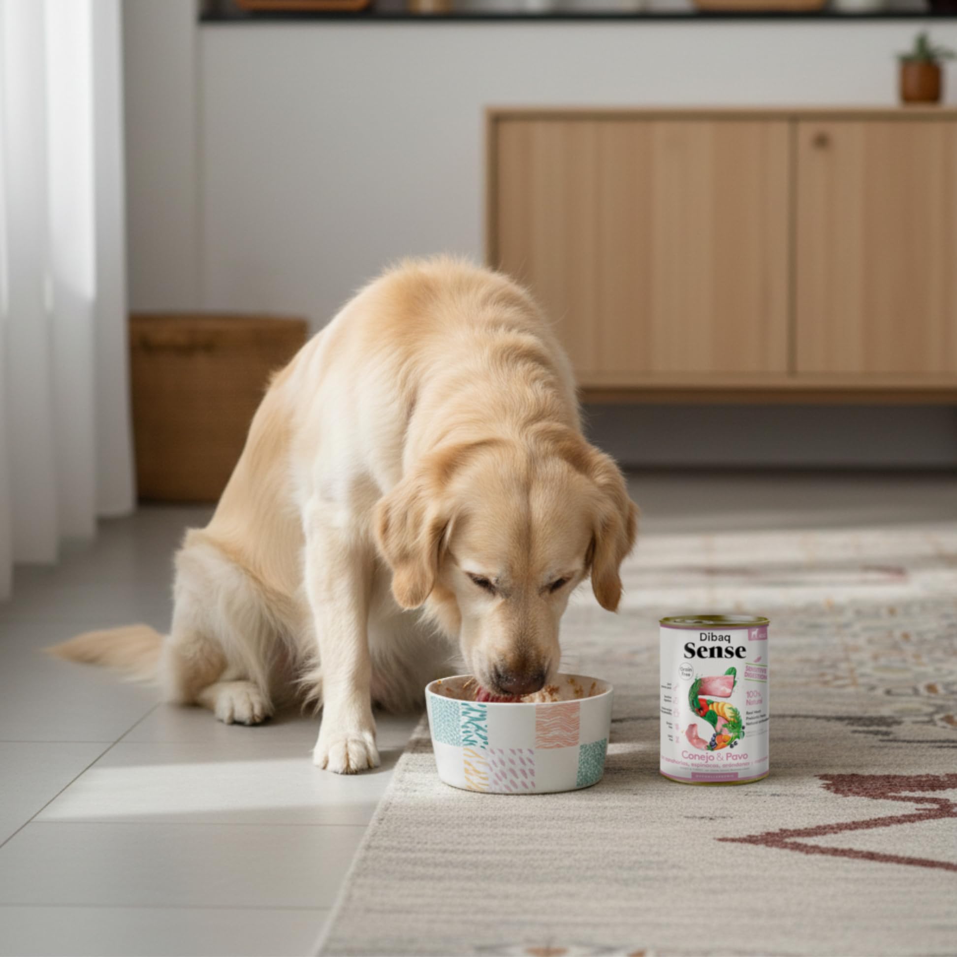 Dibaq Sense Grain Free Sensitive Conejo y Pavo, 12 uds x 380 gr