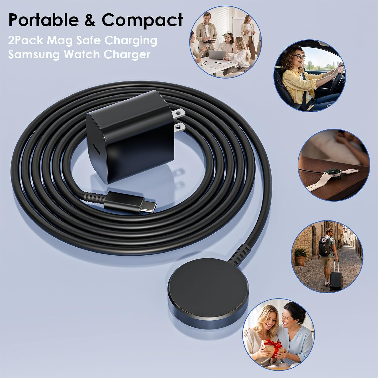Watch Charger for Samsung Galaxy Watch Charger for Galaxy Watch 8/8 Classic