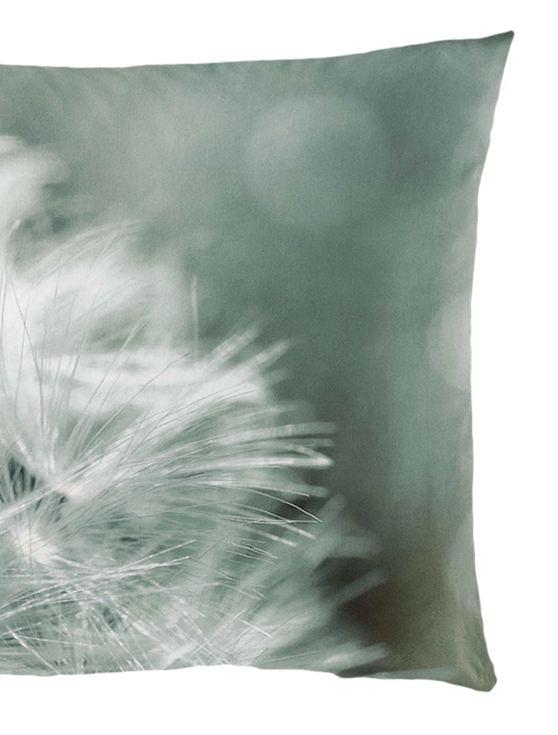 Traumschloss Bettwäsche »Mako-Satin« 100% Baumwolle | Digitaldruck | Reißverschluss | 135x200 & 80x80 | reifer Löwenzahn, Pusteblume