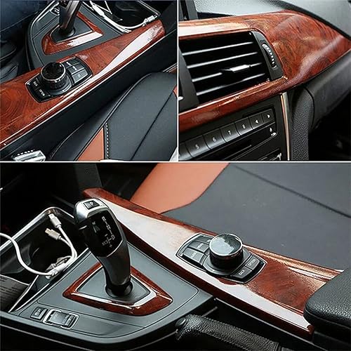 Miniatura 4 de Película de vinilo texturizado de grano de madera brillante para coche, impermeable, autoadhesiva, papel de contacto, decoración de bricolaje 3