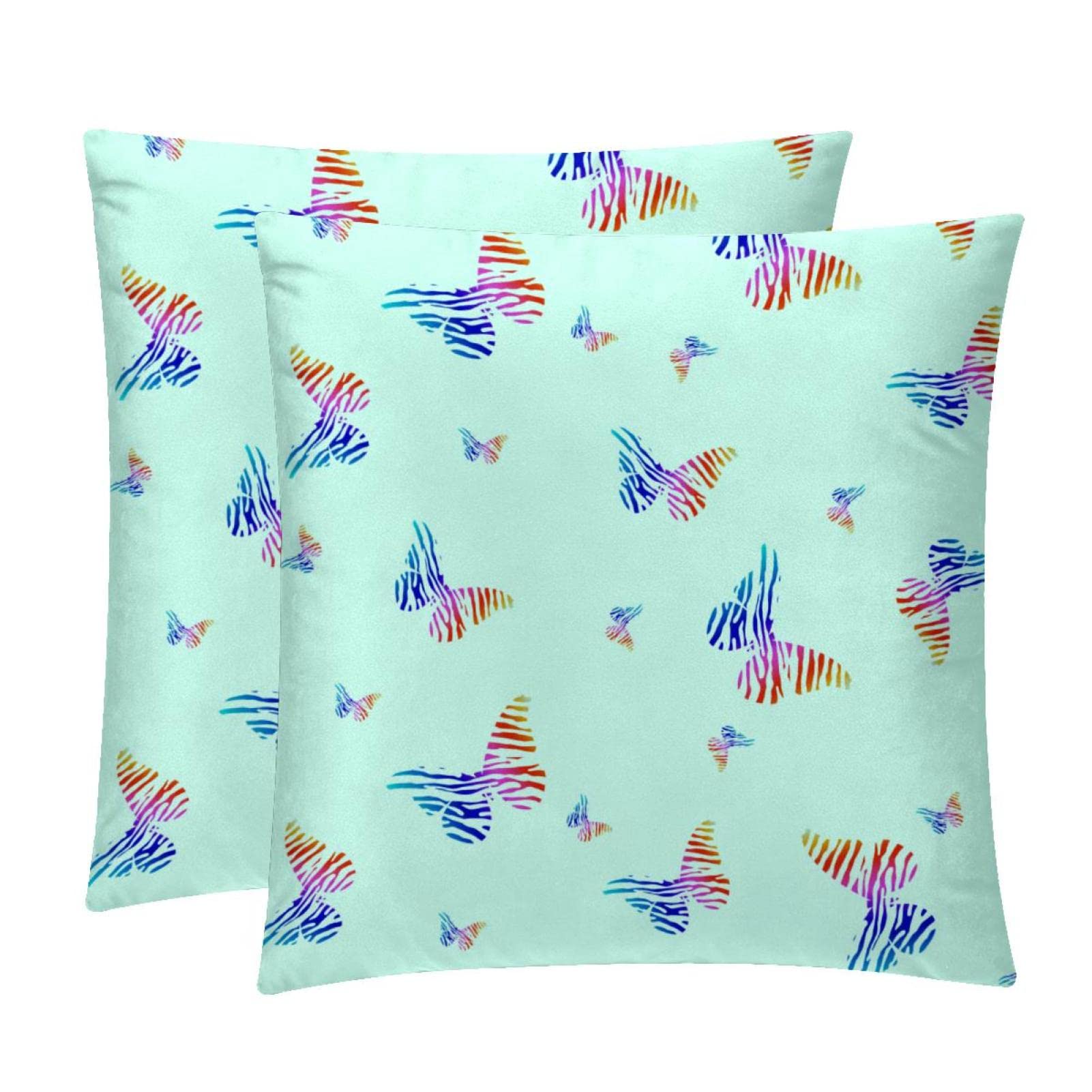 Housse de coussin lombaire pour soulager le dos lot de 2 bleu doux