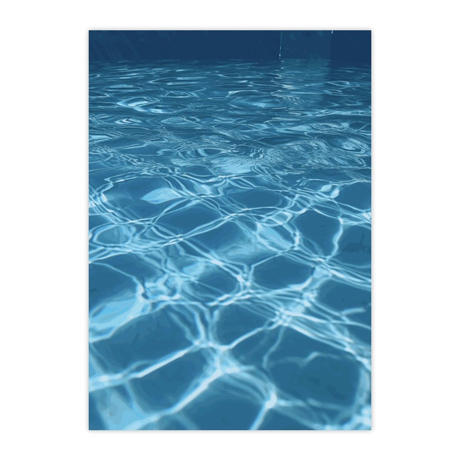 Autocollants mignons imperméables pour gourde et ordi, stickers piscine de 5cm