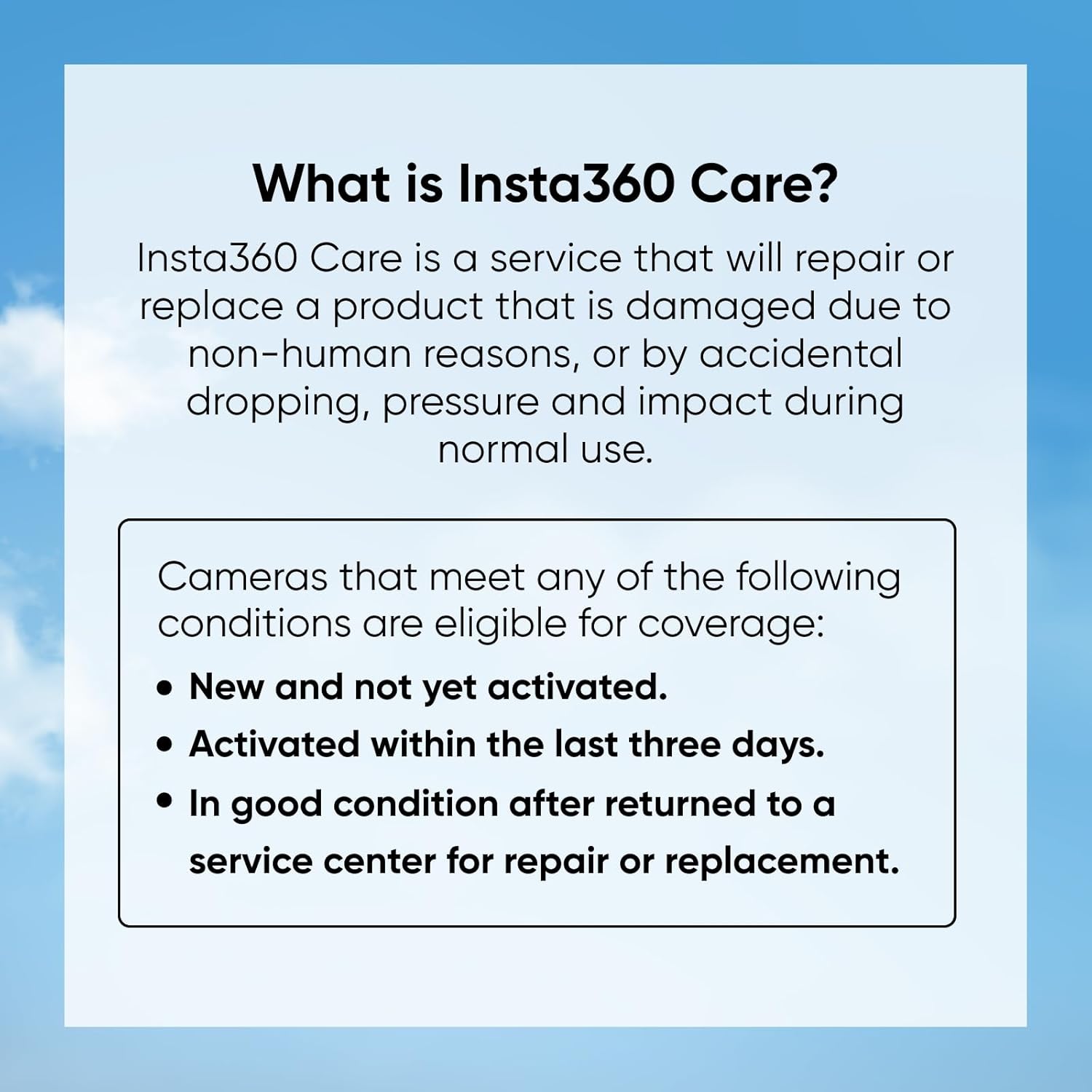 Insta360 X3 Care