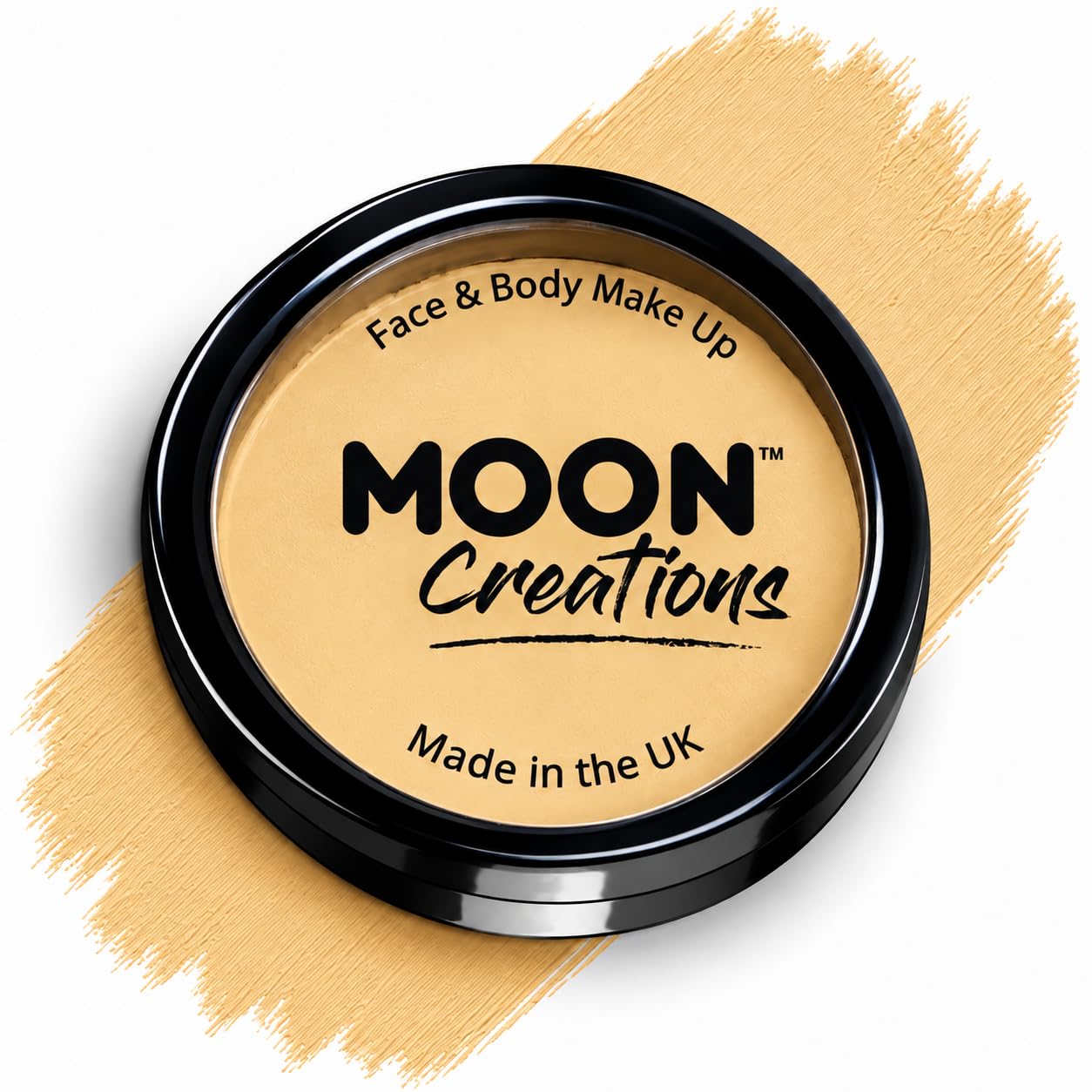 Golden Sand Water Activated Face & Body Paint Cosmetic Makeup by Moon Creations – 36g | Professional Makeup | Apply with Brush or Sponge | UK Made