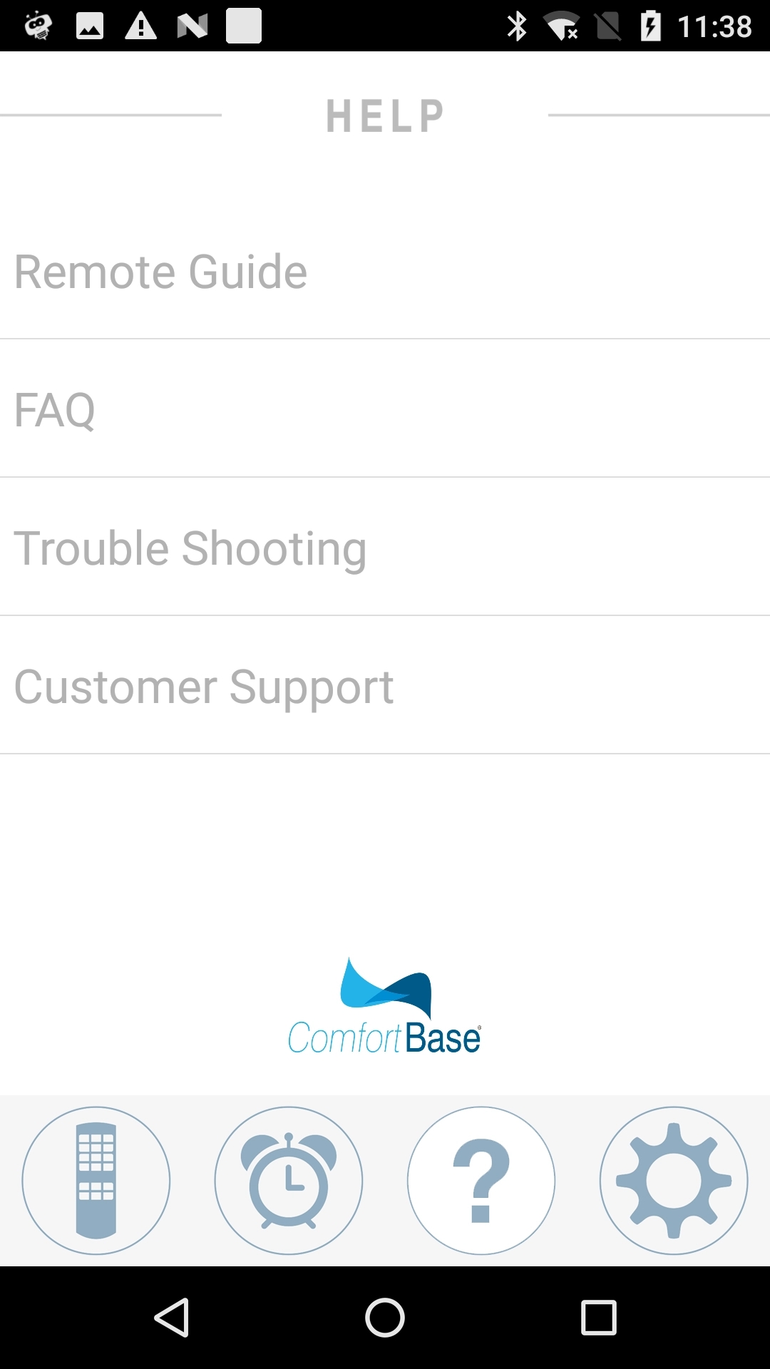 Comfort/base Remote ComfortBaseForBlueTooth - App on Amazon Appstore