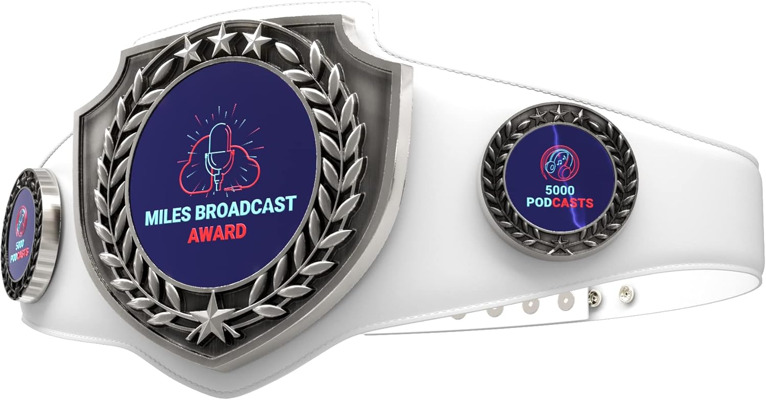 Personalized Championship Belts, Perfect to Celebrate Accolades Within The Workplace, Sports, or Any Other Accomplishments