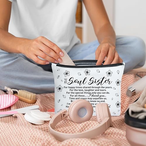 Miniatura 5 de Regalo de hermana del alma, Navidad, cumpleaños, regalo de graduación para hermana, mejor amiga, regalo de amistad para mujeres, mejores amigas,