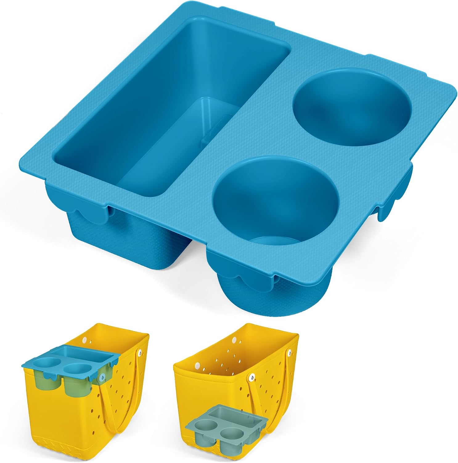 Topper Tray for Bogg Bag XL,Bogg Bag Accessories,Bag Bottom fit,Ideal for Beach, Pool & Outdoor Trips, Easy to Clean (Light Blue)