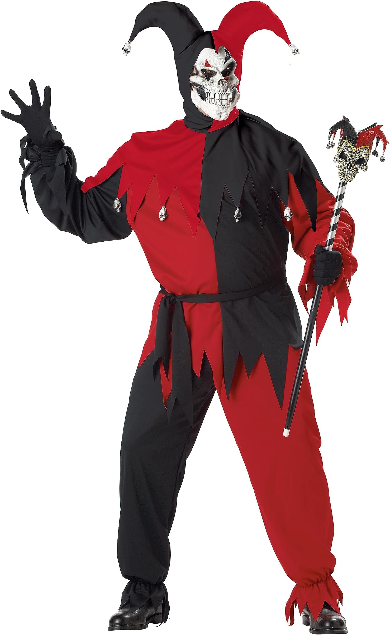 California Costumes mens Evil Jester Adult-Sized Costume (pack of 1)