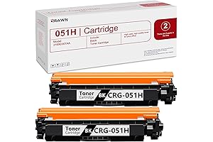Canon MF260 Toner Cartridge (2-Pack) Black 051H