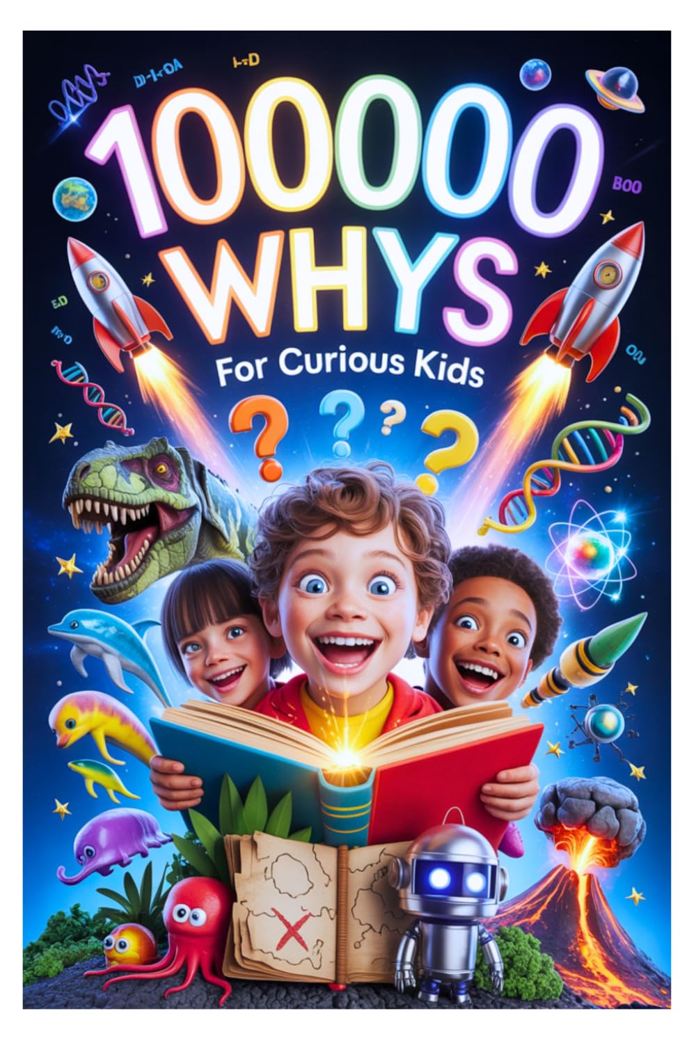 100,000 whys for curious kids: The Big Book of Why for Young Explorers, Short Questions, Simple Answers, Colorful Facts, and Surprising Discoveries for Kids Who Want to Know Everything.