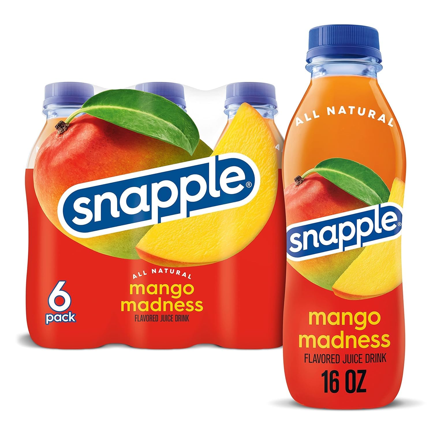 Snapple Mango Madness 6 x 473ml (16oz)
