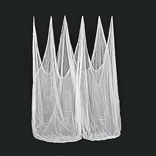 Sponsored Ad - FestiCorp Halloween Cloth White Cheesecloth - 60x84 Inch - White Creepy Cloth Gauze Cloth Fabric, Spider We...