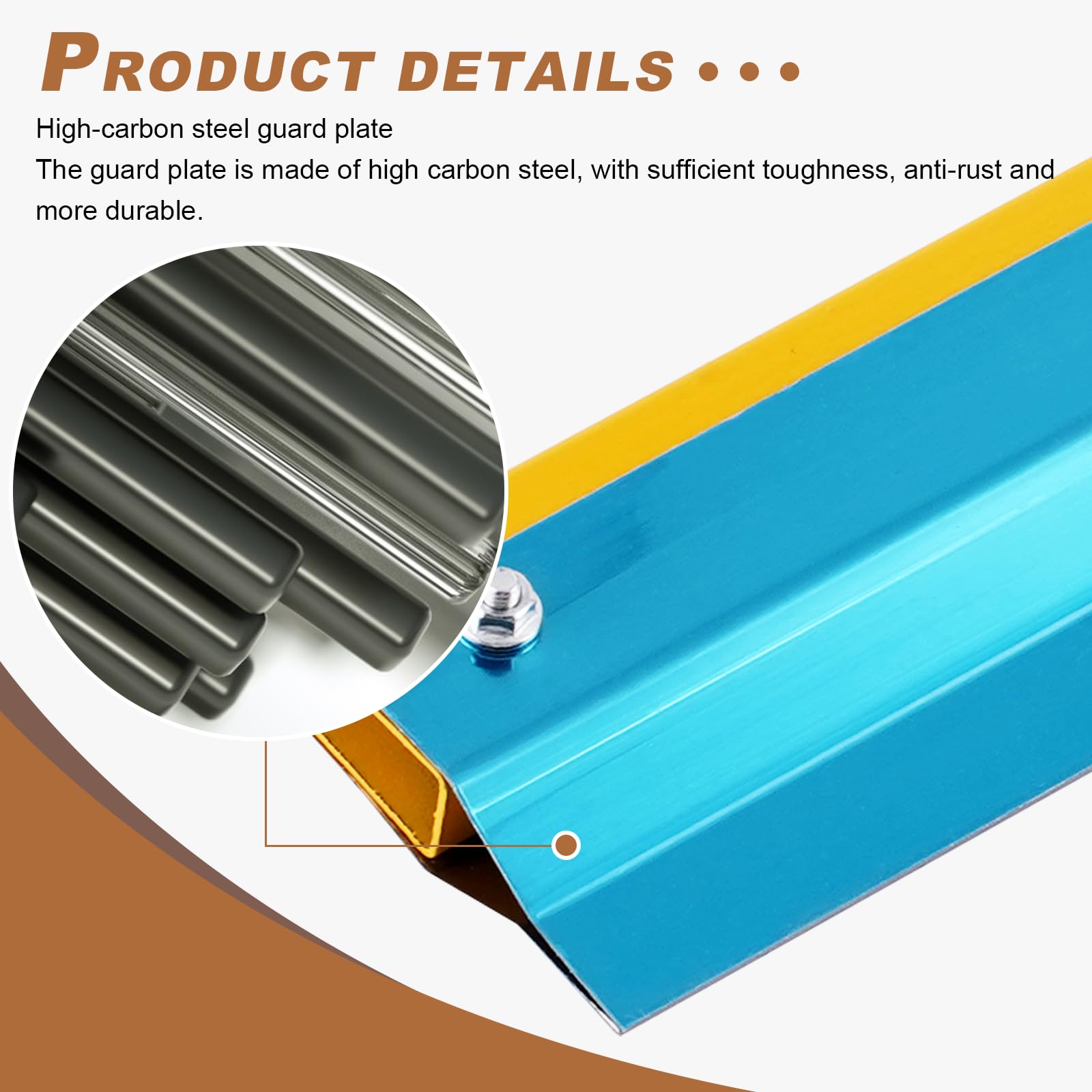 Stainless Steel Notched Squeegee - 8MM Epoxy Flooring Tool For Self-Leveling Cement & Coating