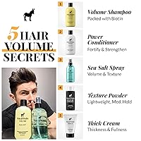 Vista 9 de Pete & Pedro TEXTURE POWDER - Polvo de peinado texturizante y voluminizador para hombres y mujeres Añade mega volumen y textura, acabado mate