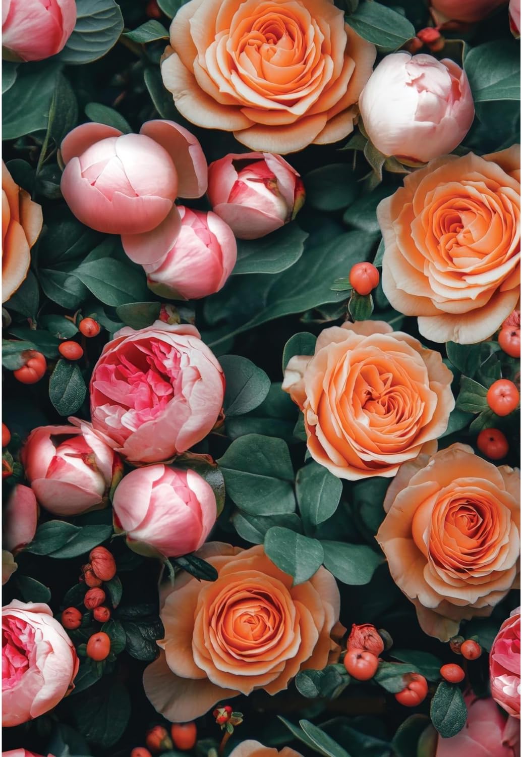 Main Street Peel and Stick Wallpaper Eco-Friendly Sheets 12 Pack, 11 X 16 Inch Friendly Flowers Design, Wall Mural for Home Decor, Removable Wall Decor Wallpaper Peel and Stick for DIY Projects