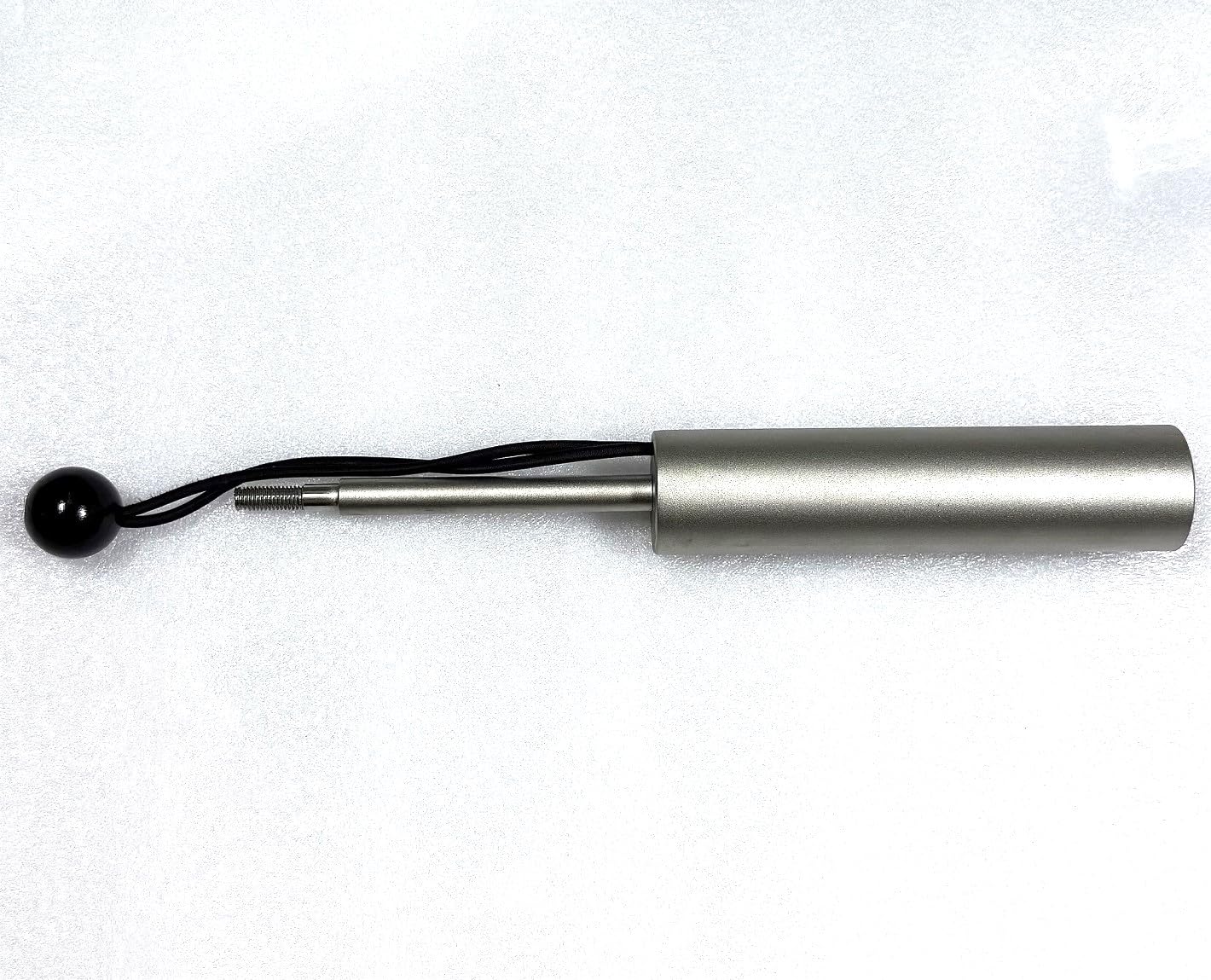 Parccurate Schirmhalter edelstahl in Titan-Optik Universal zum Verschrauben oder Stecken auf Golf Trolley mit Ø 8-10mm Bohrung
